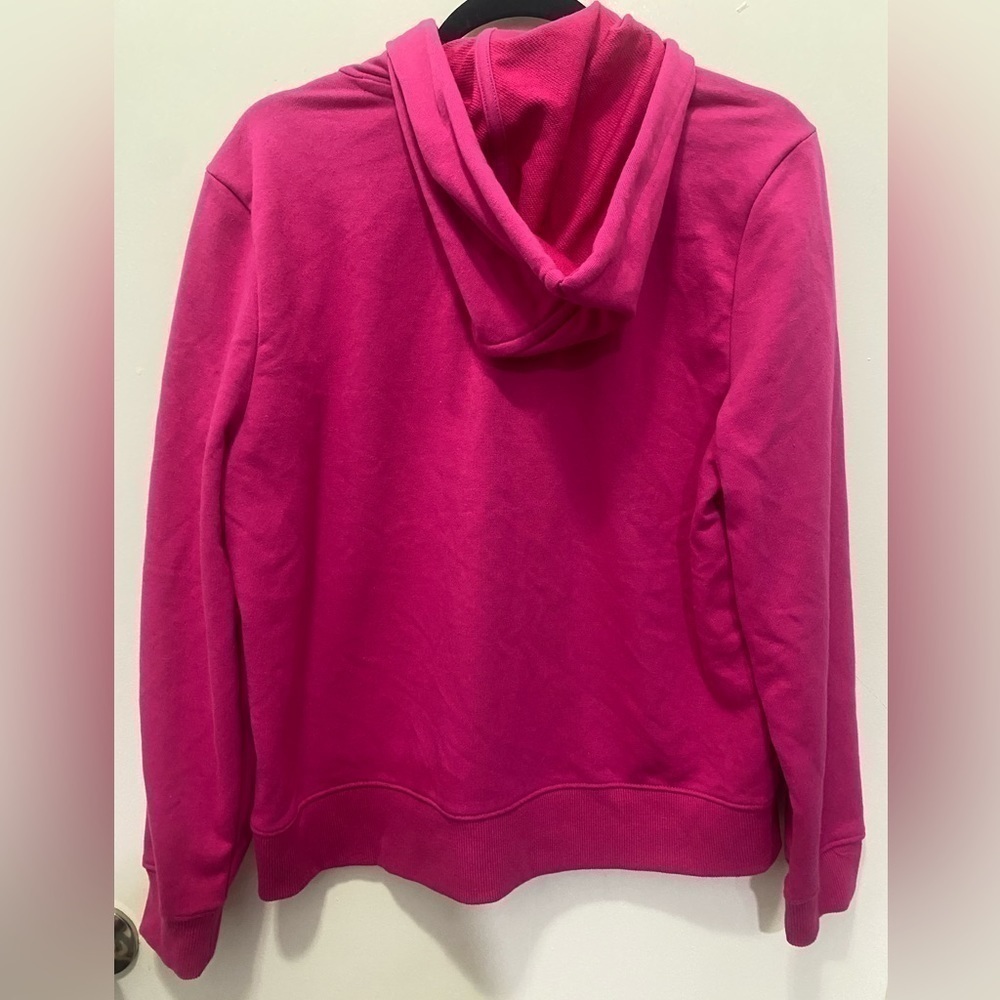 New! Charter Club Rhinestone Crop Hoodie Sz L - Picture 2 of 9